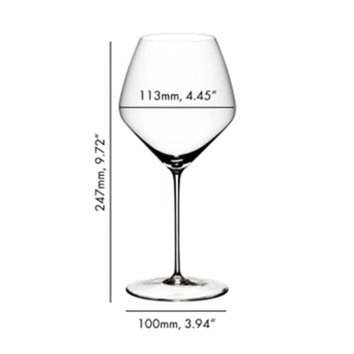 Riedel Veloce 4-Piece Set Crystal Pinot Noir/Nebbiolo Wine Glass, 25.8 Oz - Kitchen Universe