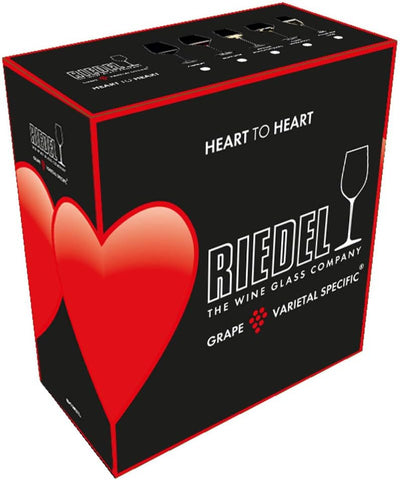 Riedel Heart To Heart 4-Piece Crystal Wine Cabernet Sauvignon Glass, 28 Oz - Kitchen Universe