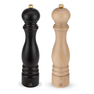 Peugeot Paris u'Select Pepper & Salt Mill Set, Chocolate and Natural 12-in - Kitchen Universe