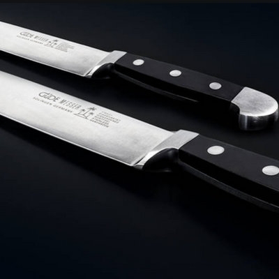 Gude Alpha Paring Knife With Black Hostaform Handle, 4-in. - Kitchen Universe
