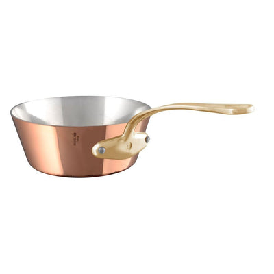 Mauviel M'heritage M200B Copper Splayed Sauté Pan Bronze Handles 3.6-qt - Kitchen Universe