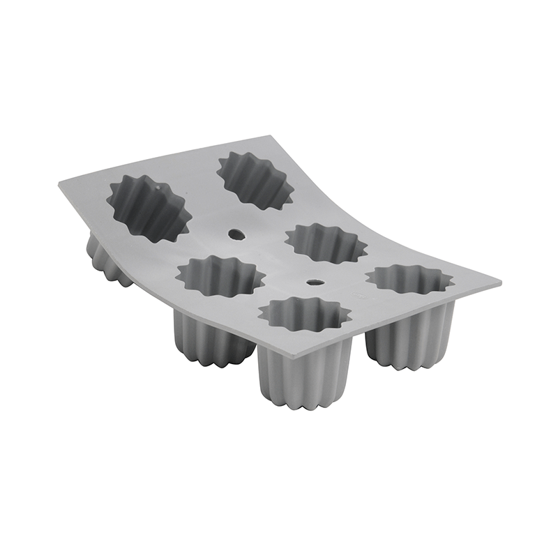 Silicone Baking Mould - 6-cavity Pyramid