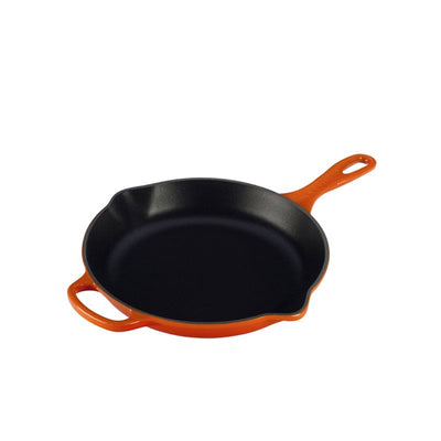 Le Creuset Signature Iron Handle Skillet, 10.25-in, Flame - Kitchen Universe