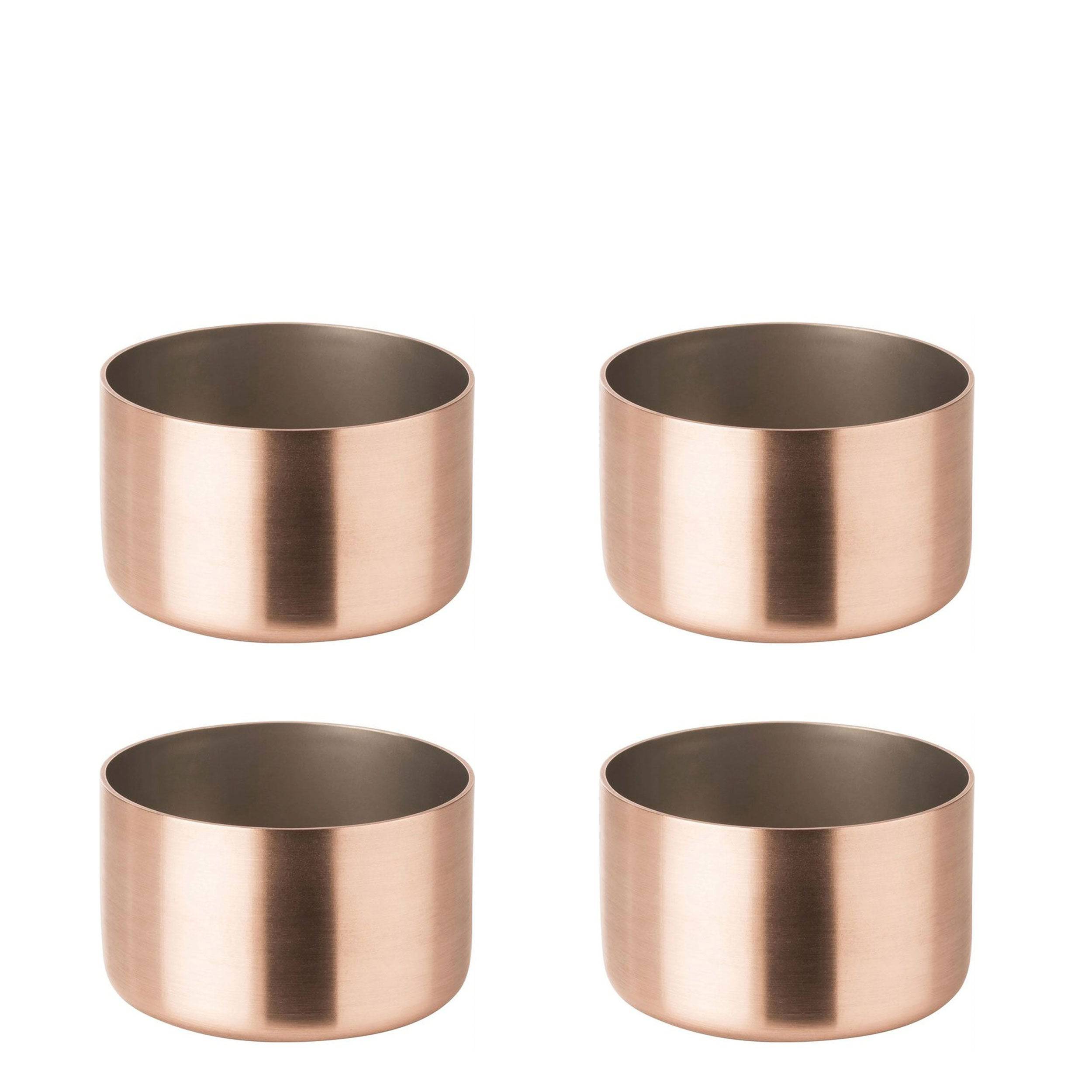 MOLDS限定 COPPER 銅 MIYABI 4本セット Mauviel M'Passion Mini Copper Souffle Mold, 3.1-in, Set of 4