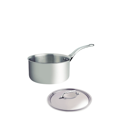 de Buyer Affinity Stainless Steel Saucepan w/Lid - Kitchen Universe
