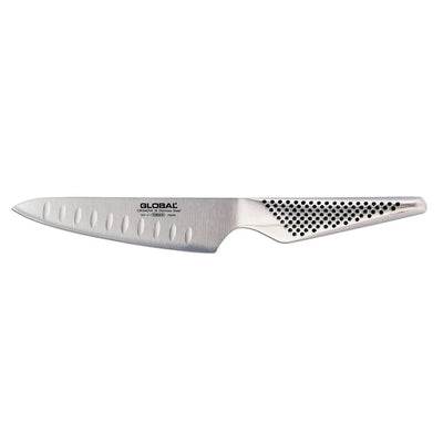 Global Classic Stainless Steel Fluted Chef's Knife, 5-Inches - Kitchen Universe