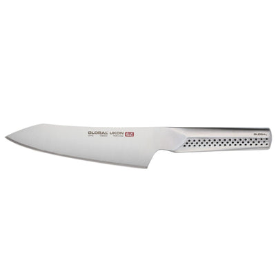 Global UKON Stainless Steel Asian Chef's Knife, 7-Inches - Kitchen Universe