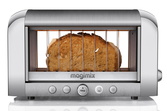 Magimix Vision 2-Slice Toaster, Chrome - Kitchen Universe