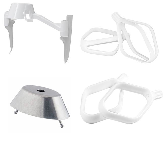 Bosch Bakers Package with Bowl Scraper Cookie Paddles Cake Paddles Metal Whip Drive Stand Mixer Accessories Kitchen Universe