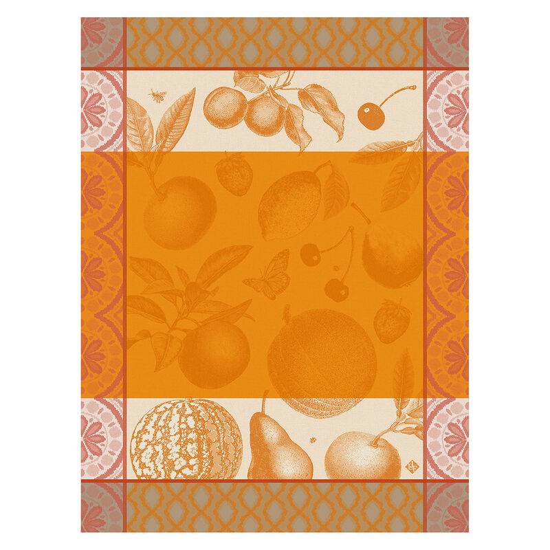 Le Jacquard Francais Arrière-Pays Orange Tea Towel