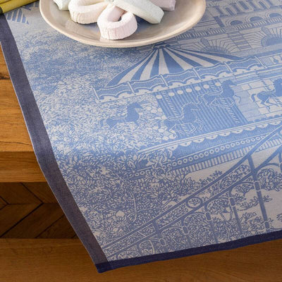 Le Jacquard Francais Promenade Parisienne Tea Towel, 24 x 31-in, Blue - Kitchen Universe