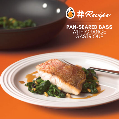 #KitchenRecipe Bass with Orange Gastrique Recipe