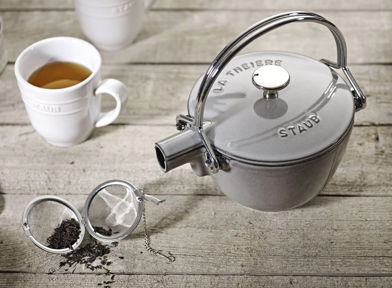 staub やかん tea time 四角 未使用 STAUB ストウブ スクエア
