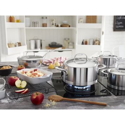 Demeyere Atlantis 7-Ply Stainless Steel Dutch Oven With Lid, 8.9-Quart - Kitchen Universe