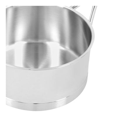 Demeyere Atlantis 7-Ply Stainless Steel Sauce Pan With Lid, 3.2-Quart - Kitchen Universe
