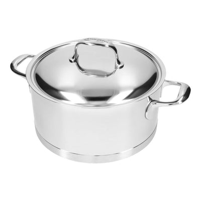 Demeyere Atlantis 7-Ply Stainless Steel Dutch Oven With Lid, 8.9-Quart - Kitchen Universe
