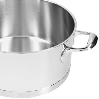 Demeyere Atlantis 7-Ply Stainless Steel Dutch Oven With Lid, 8.9-Quart - Kitchen Universe