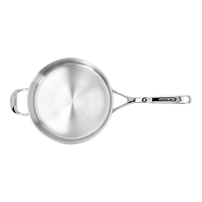 Demeyere Atlantis 7-Ply Stainless Steel Sauté Pan With Helper Handle And Lid, 5.7-Quart - Kitchen Universe