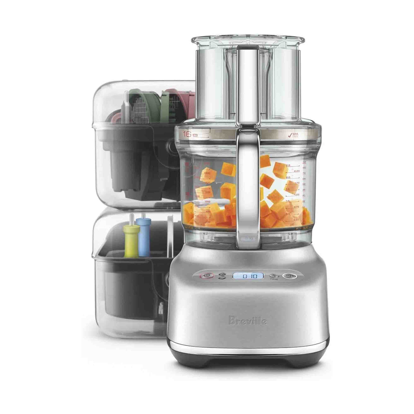 Breville Brushed Stainless Steel the Paradice 16 Food Processor - Kitchen Universe