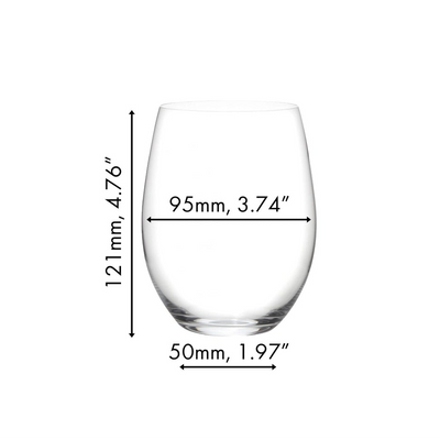 Riedel The O Wine 2-Piece Cabernet/Merlot Tumbler Set, 20 Oz