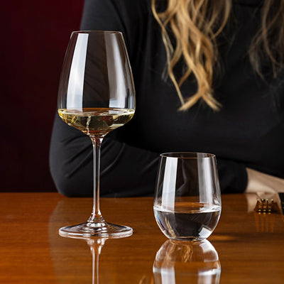 Riedel Grape@Riedel 2-Piece Crystal White Wine/Champagne Glass/Spritz Drinks Set, 18 Oz