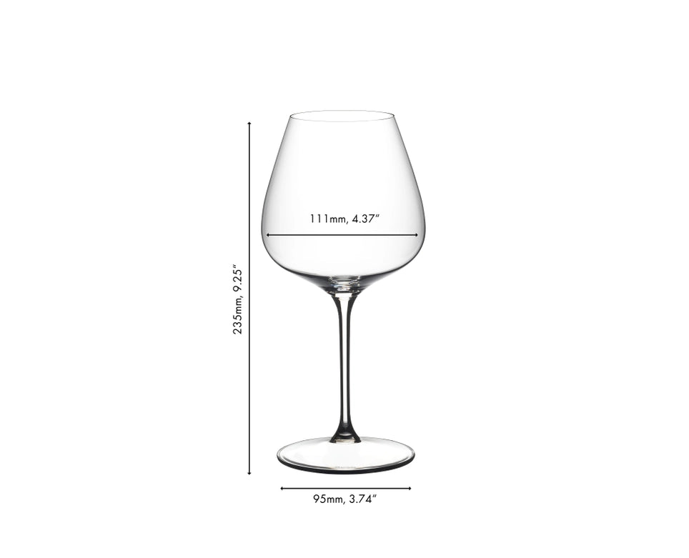 Riedel Grape@Riedel 4-Piece Crystal Pinot Noir/Nebbiolo/Aperitivo Wine Glass Set, 25 Oz