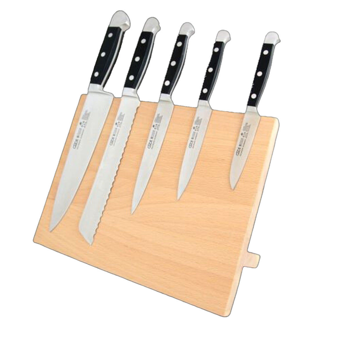 Gude Magnetic Knife Block, Beechwood - Kitchen Universe