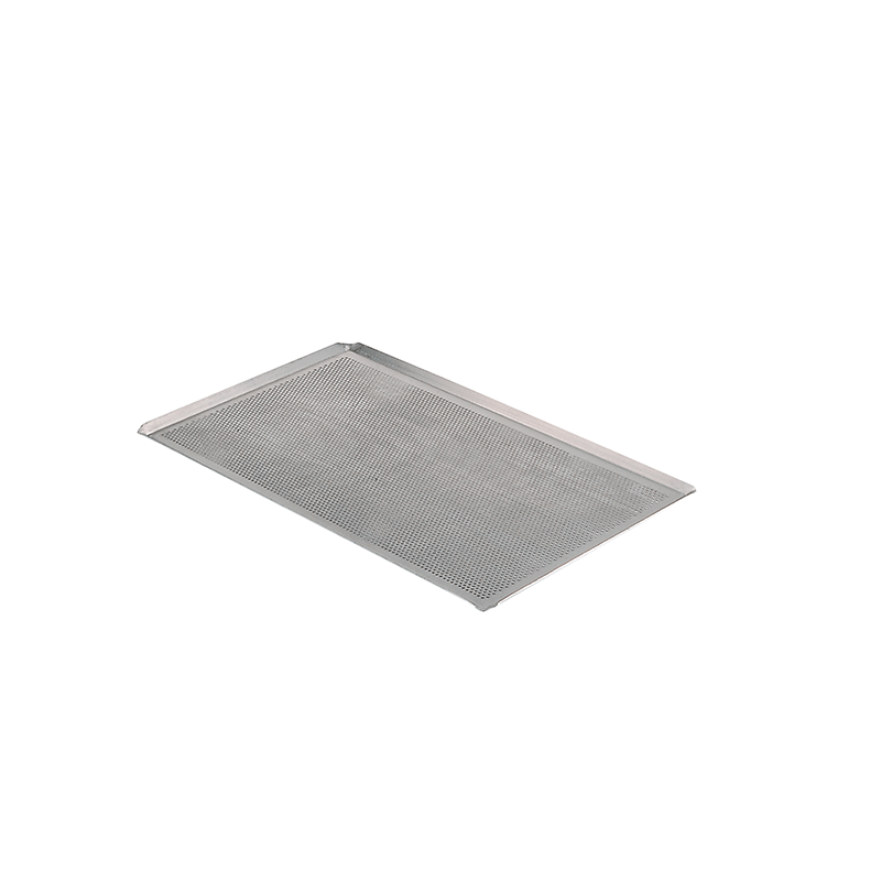 de Buyer Micro Perforated Baking Sheet with Oblique Edges, 15.75 x 11.80-in - Kitchen Universe