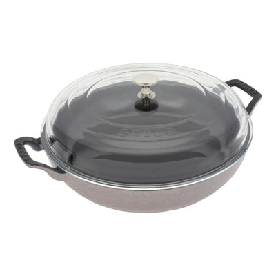 Staub Cast Iron Braiser with Glass Lid, 3.5-qt., Cherry Blossom - Kitchen Universe