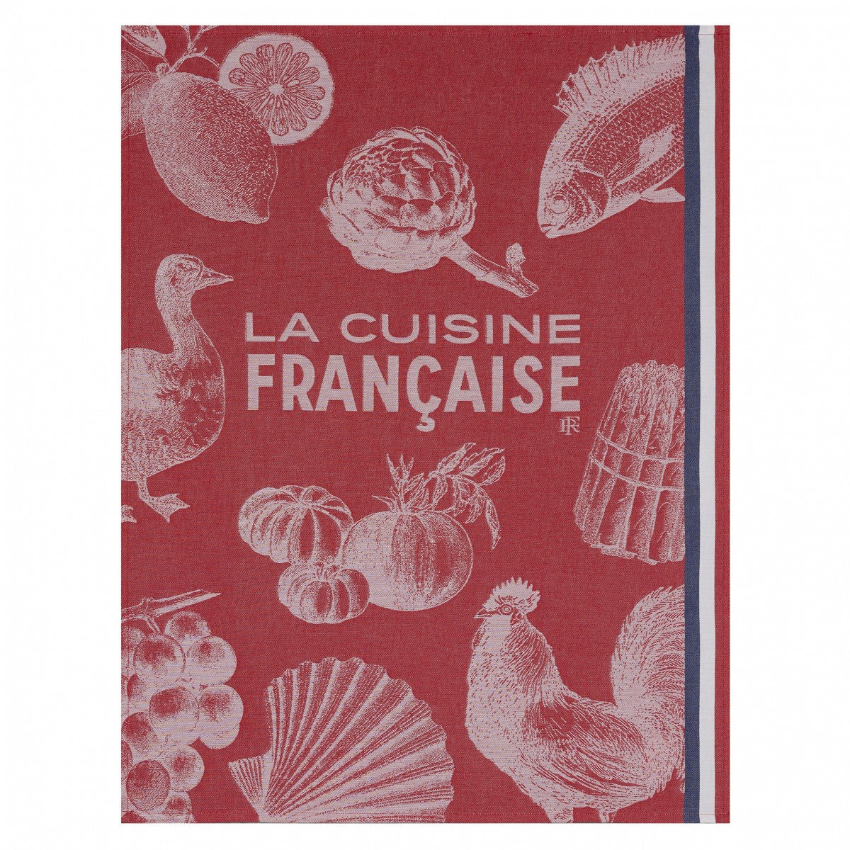 Le Jacquard Francais Gastronomie Towel, 24 x 31-in, Red
