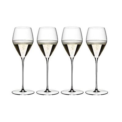 Riedel Veloce 4-Piece Crystal Champagne Glass Set, 11.53 Oz - Kitchen Universe