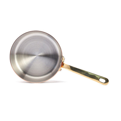 de Buyer Inocuivre Service Copper Saucepan with Brass Handle, 1.6 qt - Kitchen Universe