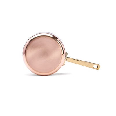 de Buyer Inocuivre Service Copper Saucepan with Brass Handles, 0.85 qt - Kitchen Universe