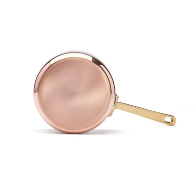 de Buyer Inocuivre Service Copper Saucepan with Brass Handle, 1.6 qt - Kitchen Universe