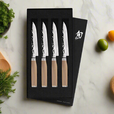 Shun Premier Blonde 4-Piece Steak Knife Set