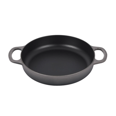 Le Creuset Signature Enameled Cast Iron Everyday Pan, 11-Inches, Oyster - Kitchen Universe