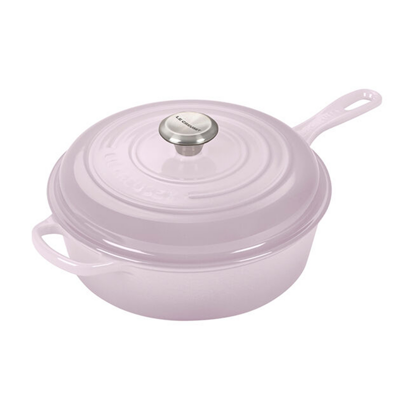 Le Creuset Signature Enameled Cast Iron Cassadou With Lid, 3.75-Quart, Shallot