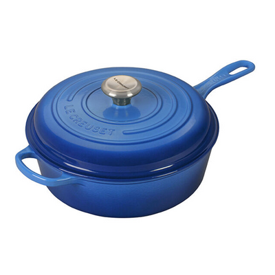 Le Creuset Signature Enameled Cast Iron Cassadou With Lid, 3.75-Quart, Marseille - Kitchen Universe