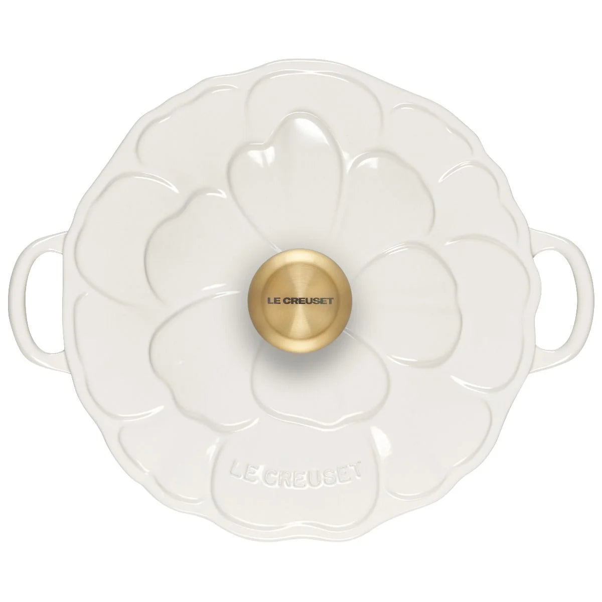 Le Creuset Signature Enameled Cast Iron Flower Braiser, 2.25-Quart, White - Kitchen Universe