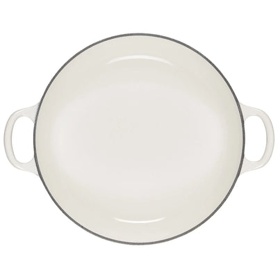 Le Creuset Signature Enameled Cast Iron Flower Braiser, 2.25-Quart, White - Kitchen Universe