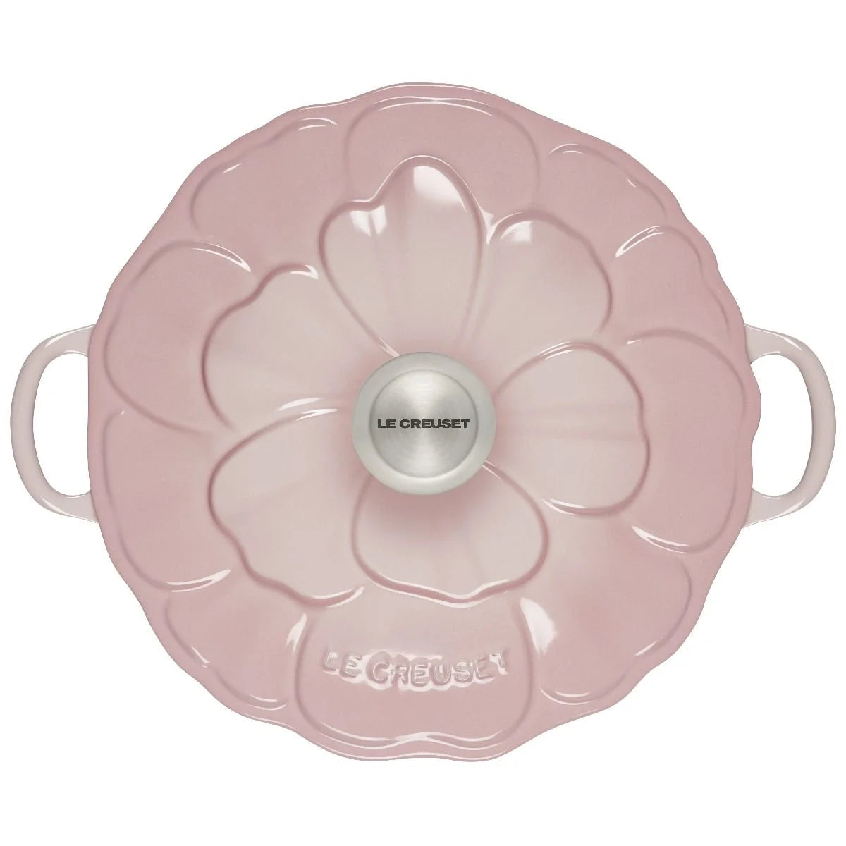 Le Creuset Signature Enameled Cast Iron Flower Braiser, 2.25-Quart, Shell Pink - Kitchen Universe