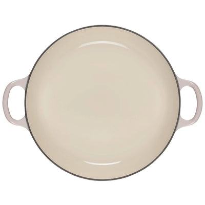 Le Creuset Signature Enameled Cast Iron Flower Braiser, 2.25-Quart, Shell Pink - Kitchen Universe