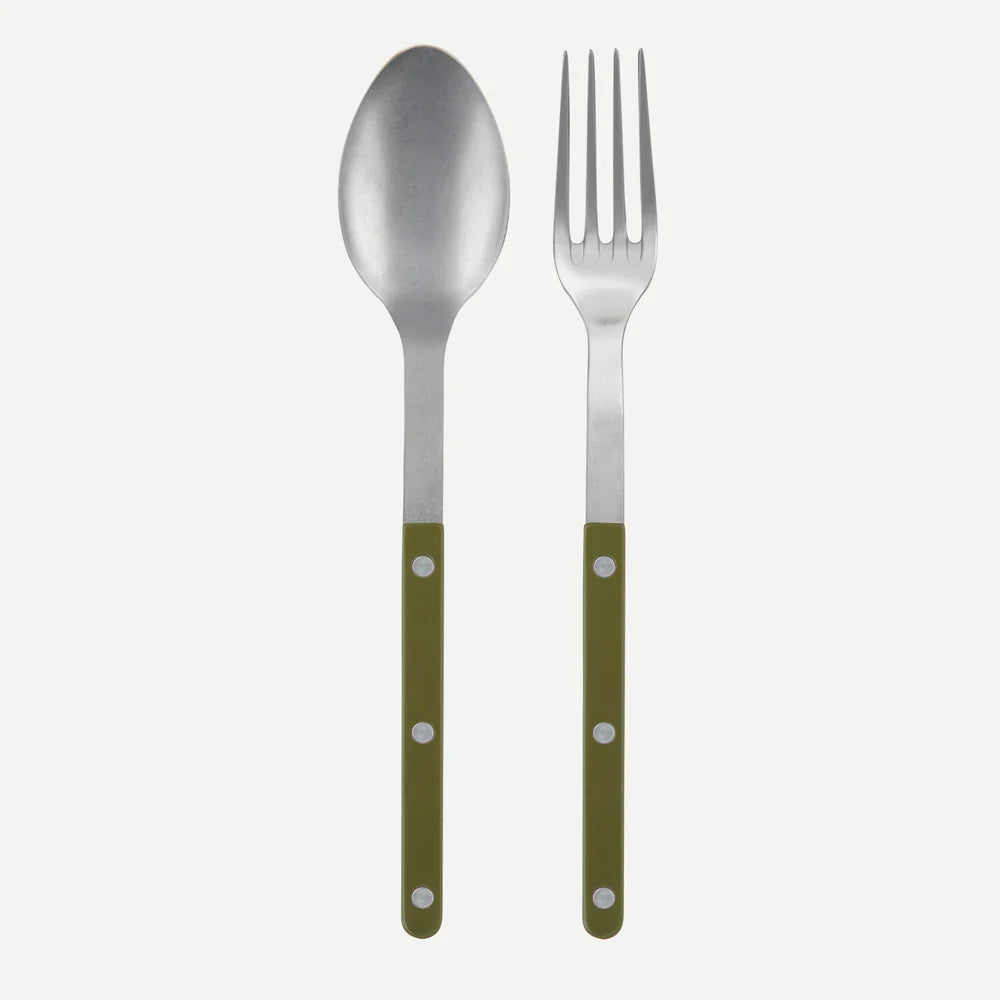 Sabre Bistrot Vintage Serving Set, Green Fern - Kitchen Universe