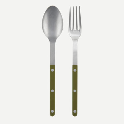 Sabre Bistrot Vintage Serving Set, Green Fern - Kitchen Universe