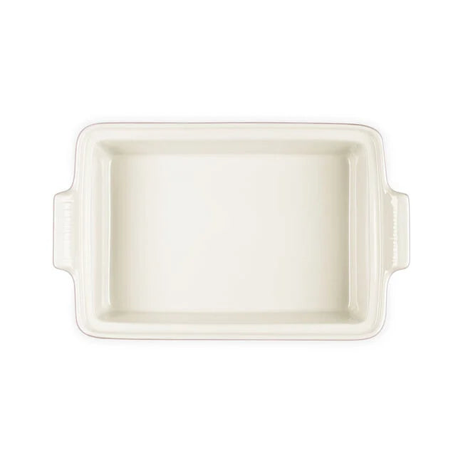 Le Creuset Heritage Stoneware Rectangular Casserole With Lid, 4-Quart, Shallot - Kitchen Universe