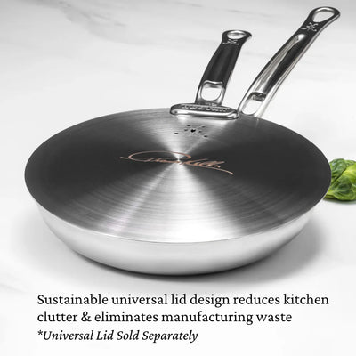 Hestan Thomas Keller Insignia Commercial Clad Stainless Steel Skillet, 12.5-in