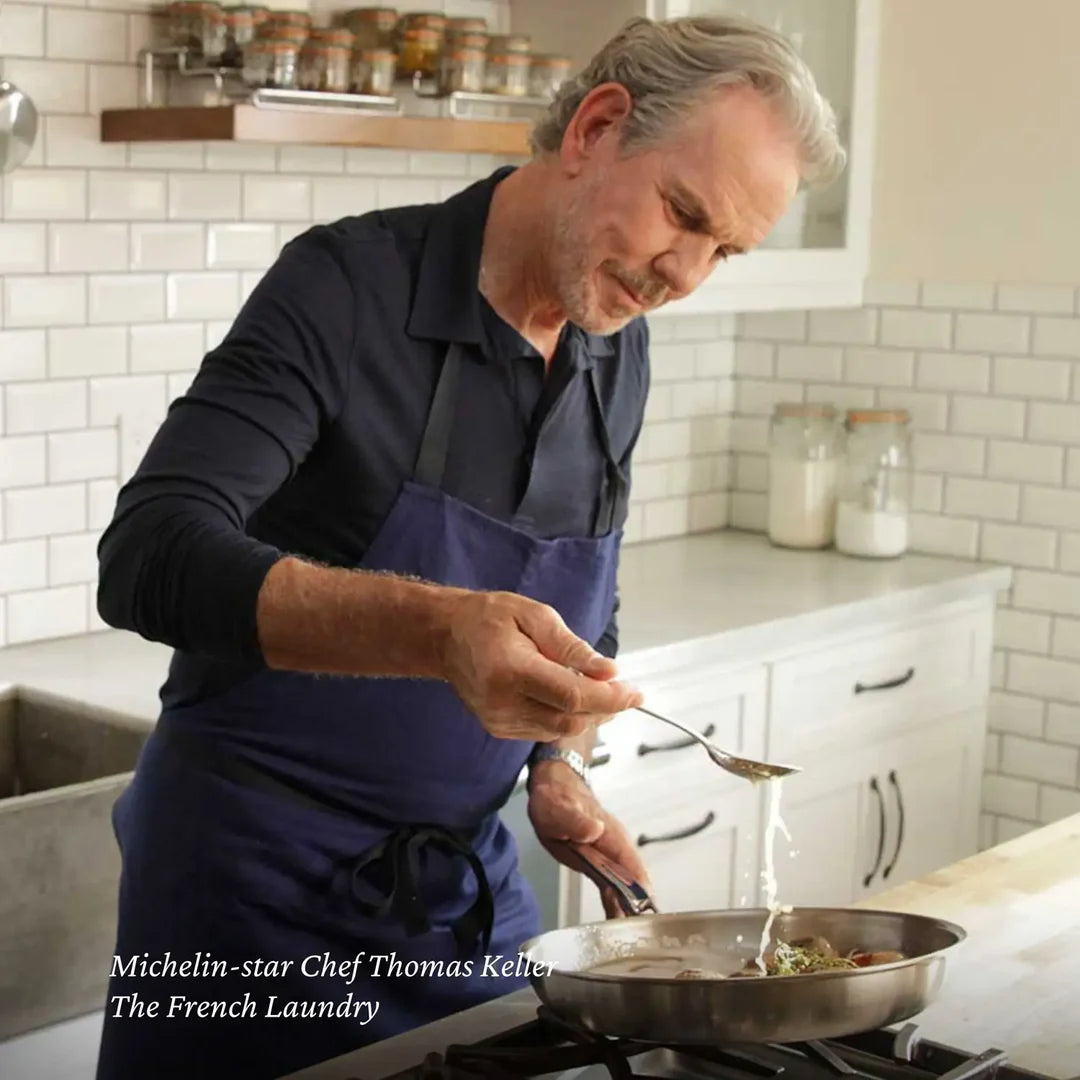Hestan Thomas Keller Insignia Commercial Clad Stainless Steel Skillet, 12.5-in