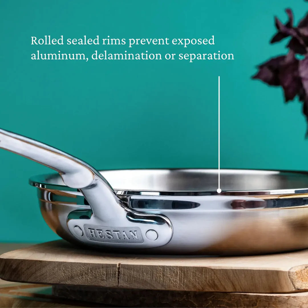 Hestan ProBond Professional Clad Stainless Steel Skillet, 12.5-in