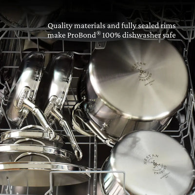 Hestan ProBond Professional Clad Stainless Steel Skillet, 12.5-in