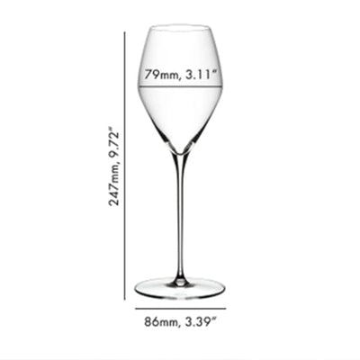 Riedel Veloce 4-Piece Crystal Sauvignon Blanc Glass Set, 11.7 Oz - Kitchen Universe